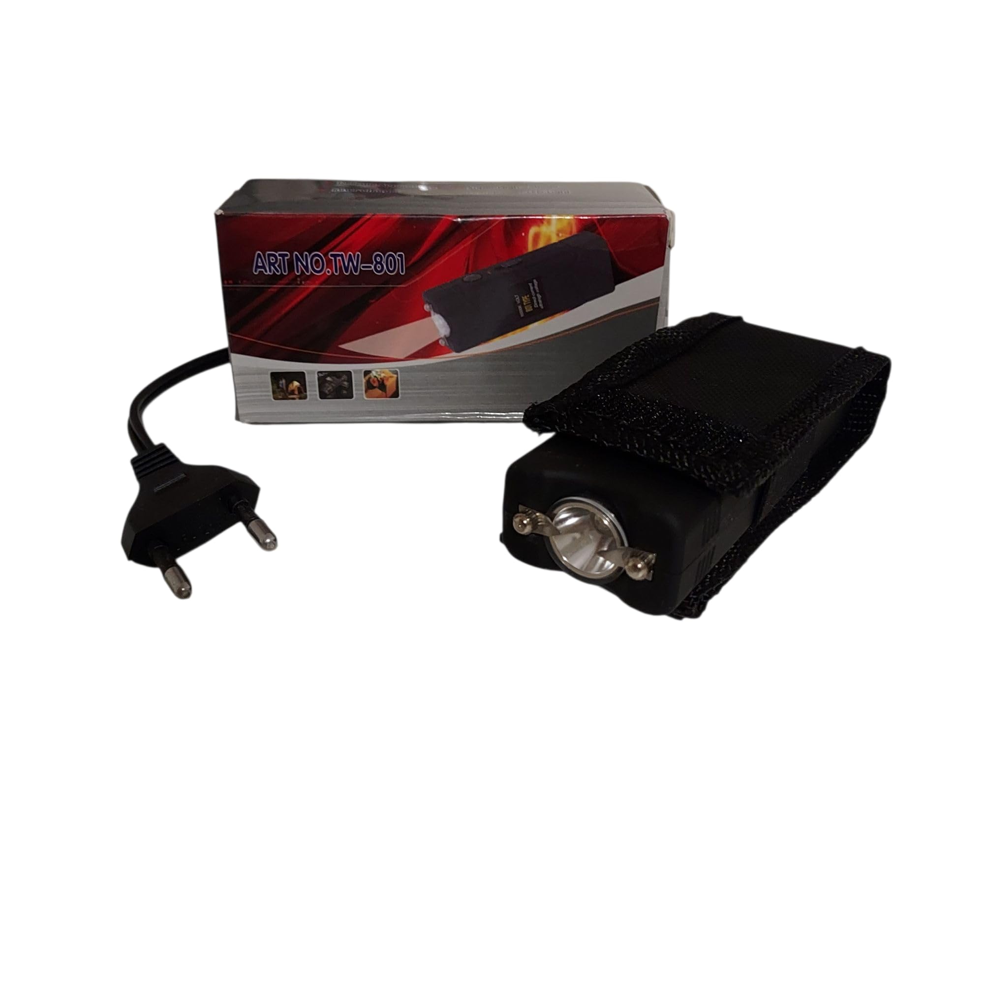 Générique T.A.Z.E.R Lampe Torche LED Ultra PUISSANTE Rechargeable 5000KVOLTS Portable pour Le Camping et Les randonnées.Accessoire DE Survie ET DE SECURITE IDEALE pour Les Sorties