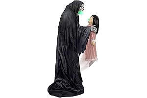 Haunted Hill Farm Soul Sucker Demon Reaper with Child Animatronic