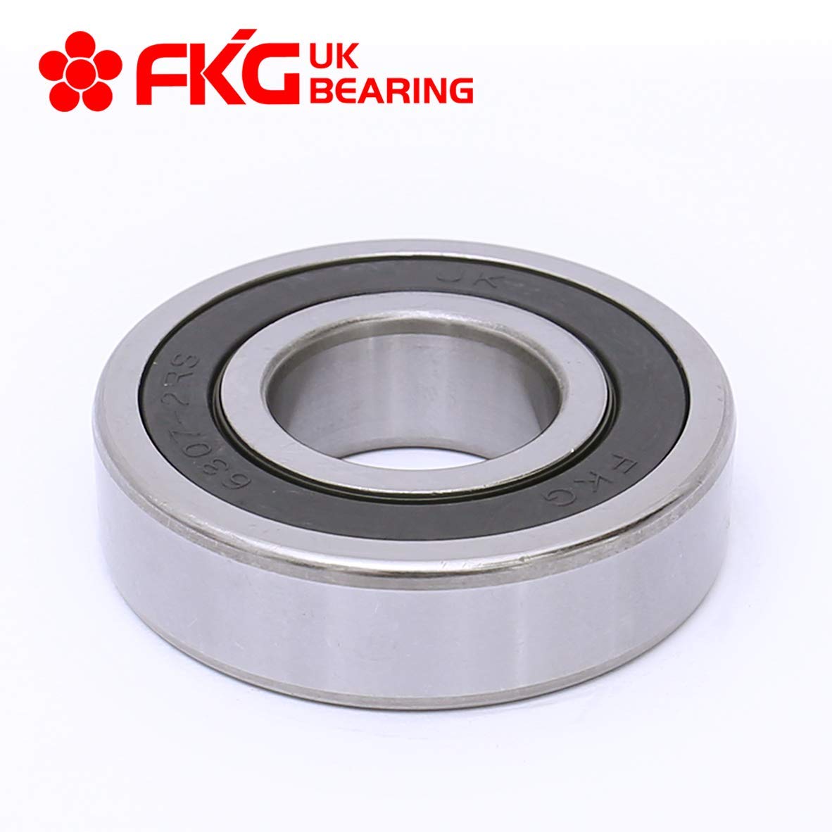 FKG 6307-2RS 35x80x21mm Deep Groove Ball Bearing Double Rubber Seal Bearings Pre-Lubricated 2 Pcs