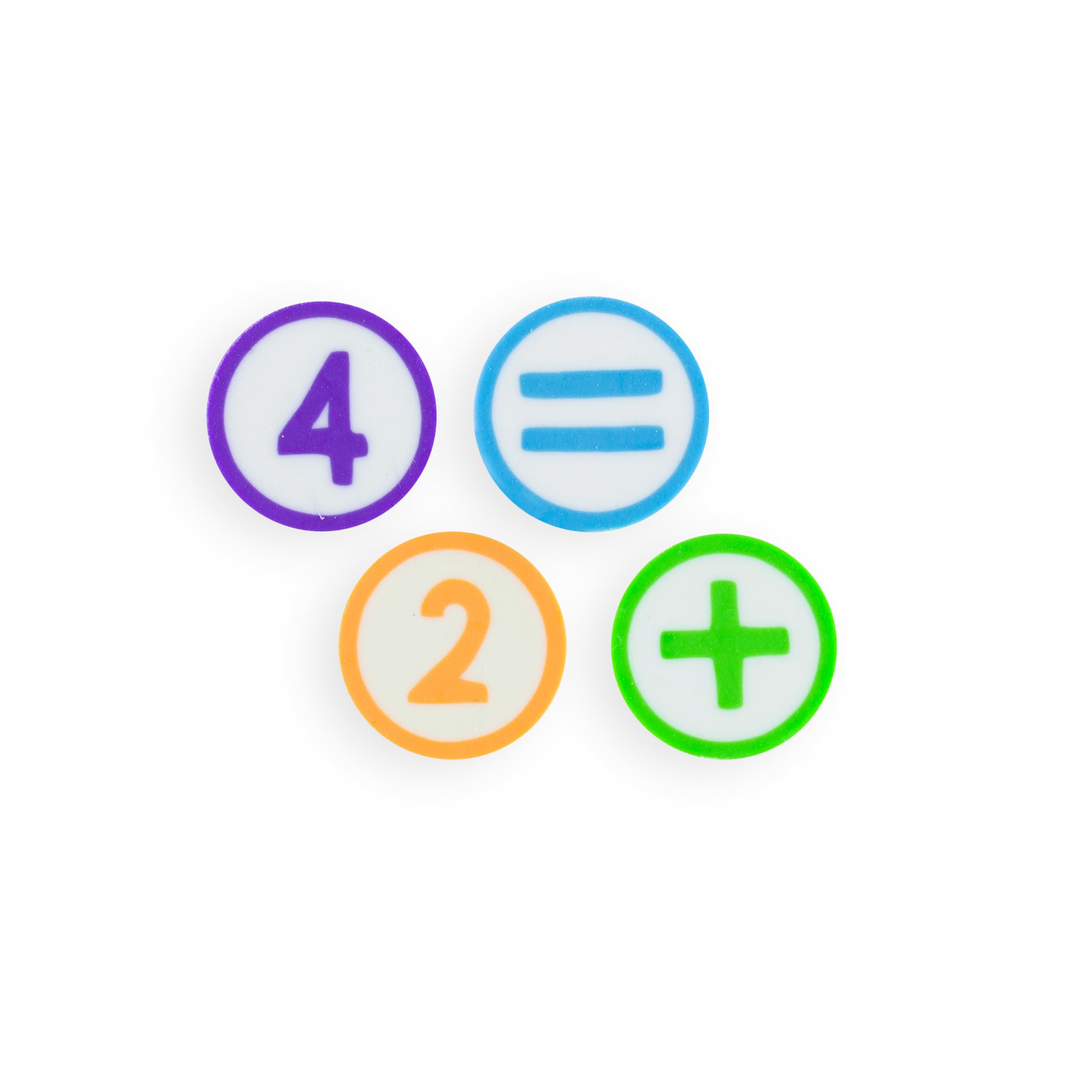 JOLLY Gomme Mini Math – Imparare e cancellare gomma matematica giocosa con numeri per classe