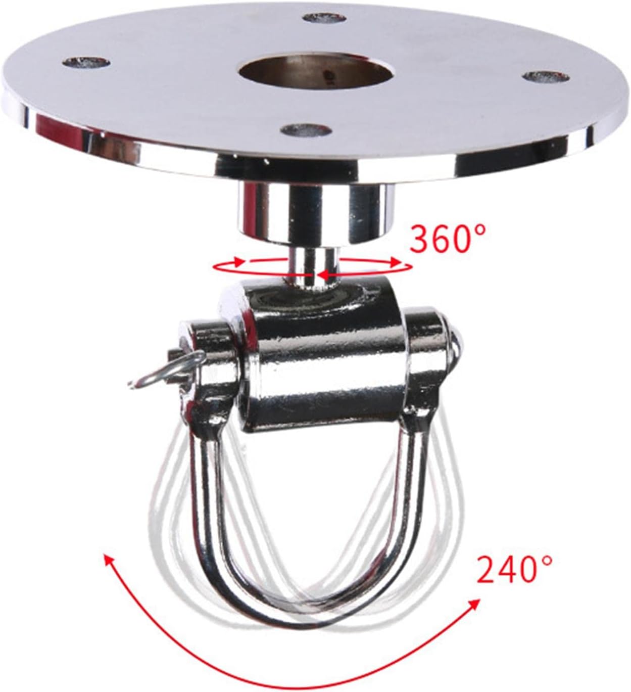 Speed Bag Swivel Iron Complete Mount Hardware Kit with 360°