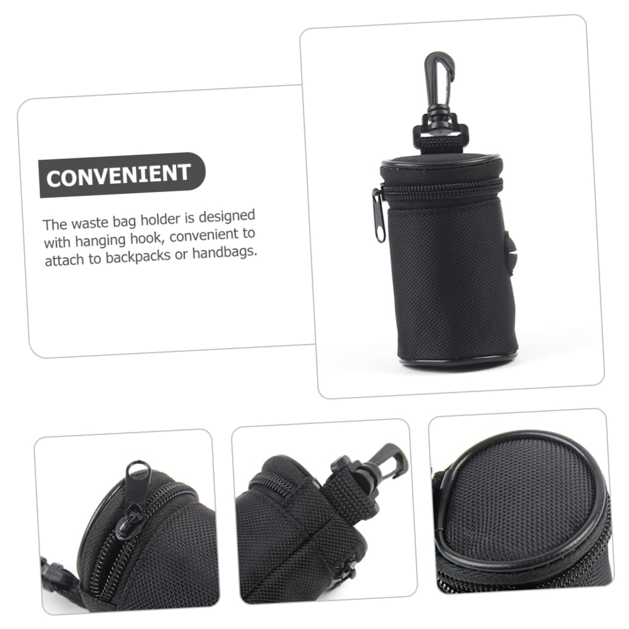 Didiseaon 4piezas Porta Bolsas De Excremento Para Dispensador Portátil De Bolsas De Caca Para Soporte Práctico Para Caminatas y Paseos