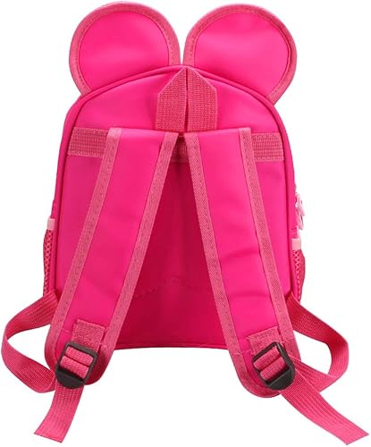 Miniatura 4 de Voikukka Mochilas pequeñas para niñas pequeñas, mochila de viaje, linda mochila para libros para niños pequeños, mochila preescolar, Rosado, Mochila