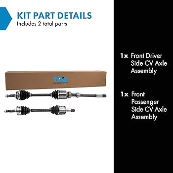 Amazon.com: TRQ Front Driver and Passenger Side CV Axle Shaft