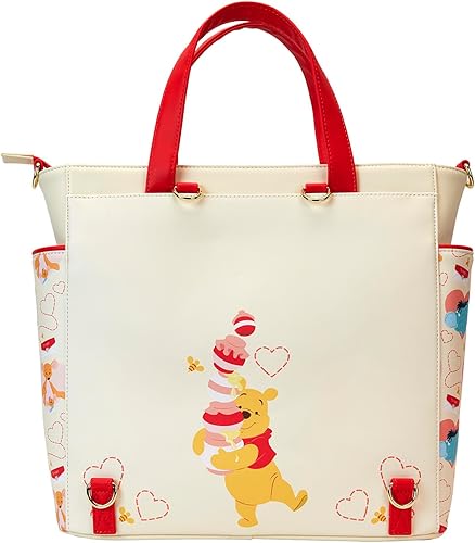 Miniatura 3 de Loungefly Disney Winnie The Pooh Love - Mochila convertible y bolsa de mano
