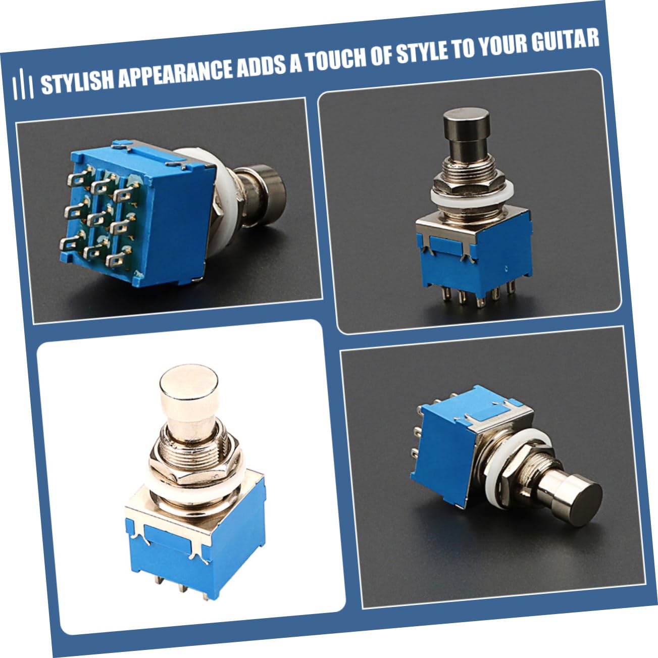 ULDIGI Quick Easy Switching Guitar Foot Switch Metal Guitar Effect Pedal Footswitch 9-pin Guitar Foot Switch