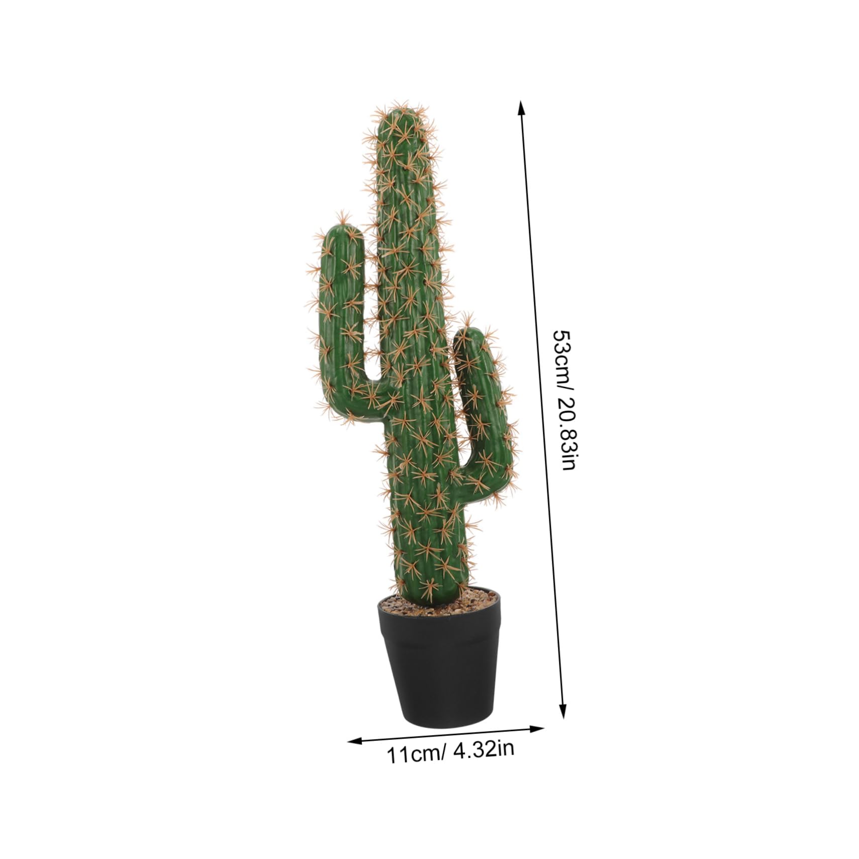 Faux cactus avec pots, bonsaï, décoration en pot, plantes grasses, figurines décoratives en plastique