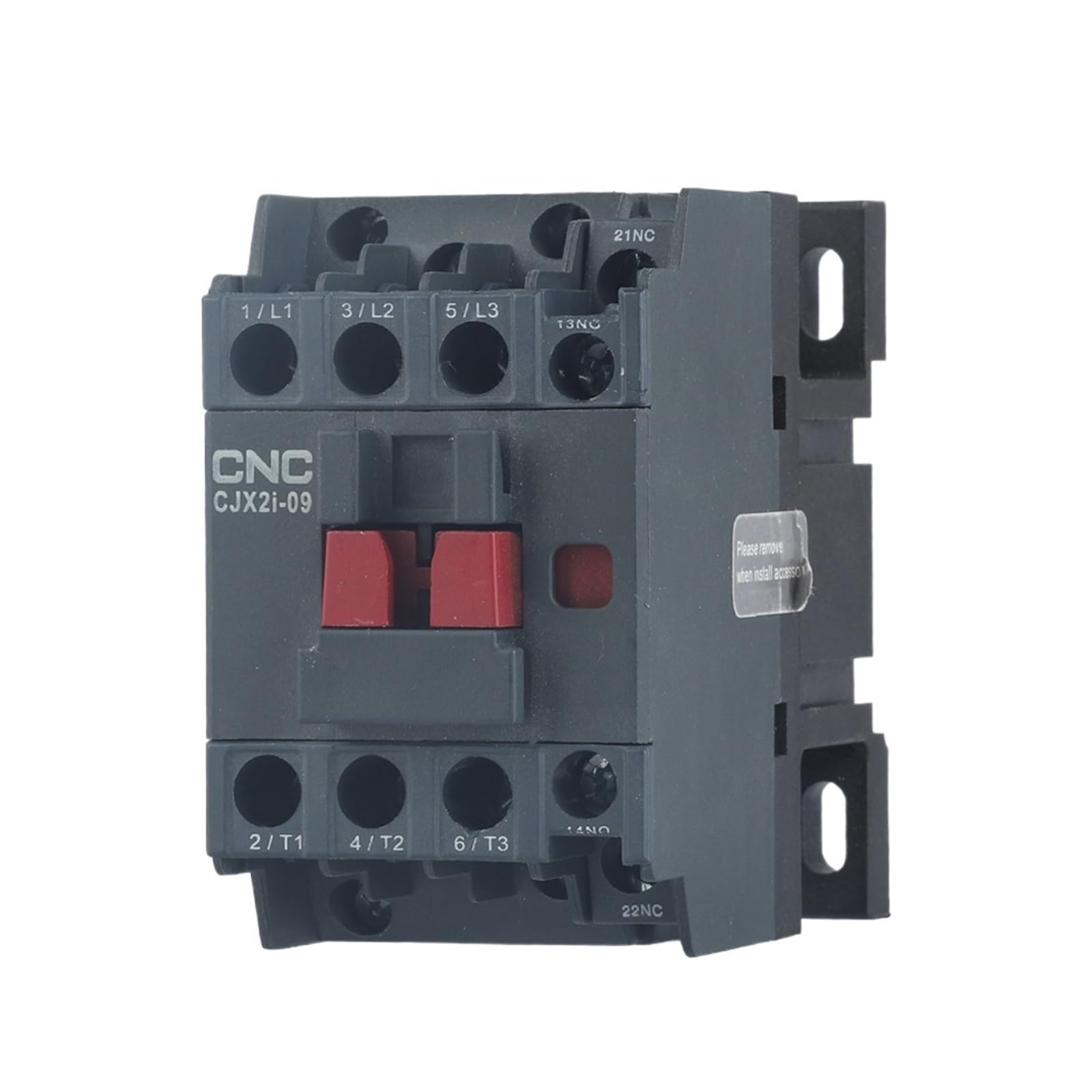 Contacteur AC 220V 9A relais de commande triphasé modulaire pour moteur 3P - 4