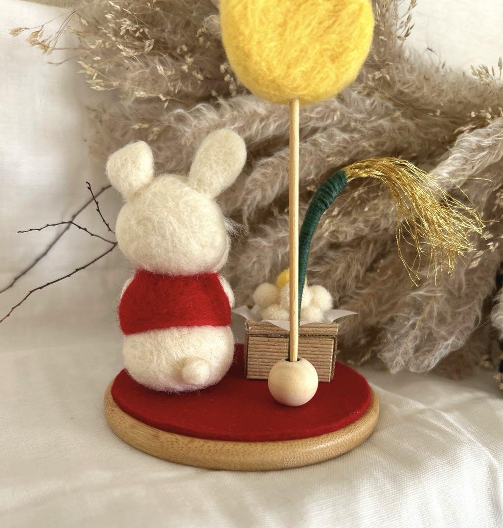 n*i様 羊毛フェルト　お月見飾り ゆ*ん様 羊毛フェルト お月見飾り - メルカリ