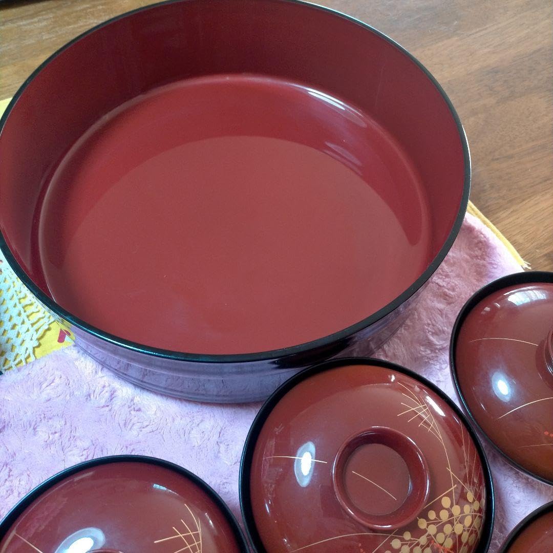 Amazon.co.jp: 会津漆器 食器セット お寿司 お節 ひつまぶし等の 御椀