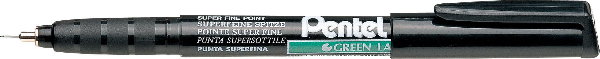 Pentel12 x NMF50 SUPERFINE PERMANENT MARKER - BLACK