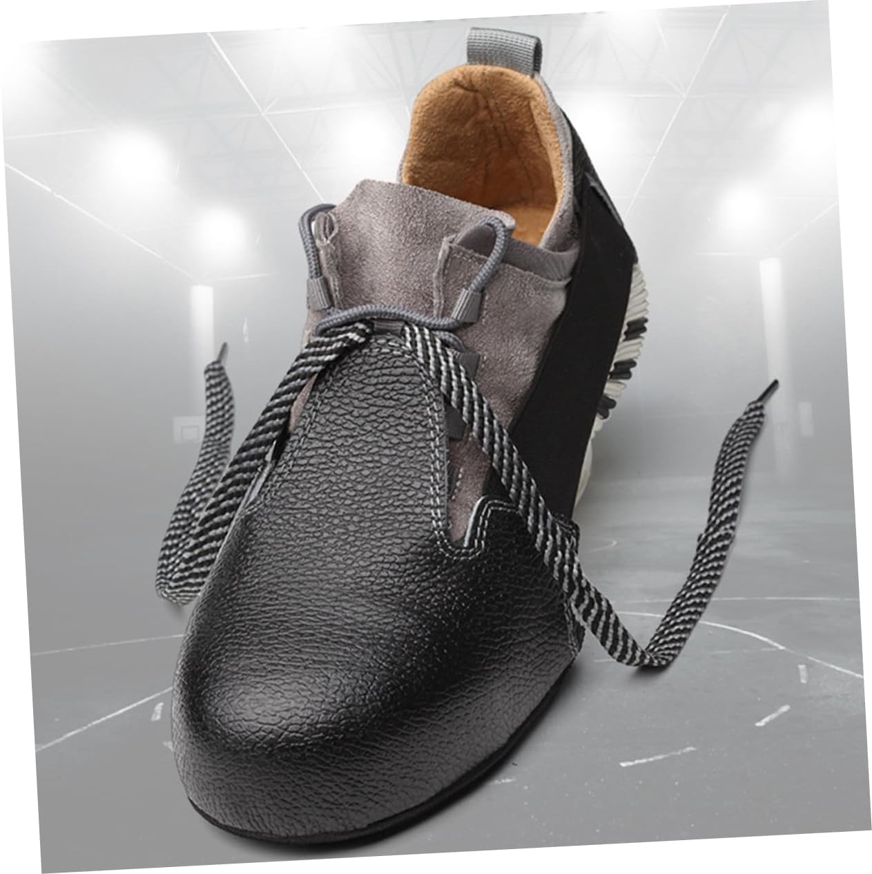 Veemoon Safety Shoe Covers for Adults Black Labor Protection Shoe Protector Anti-Collision Non-Slip Covers for Industrial Use Fits Sizes 35-48