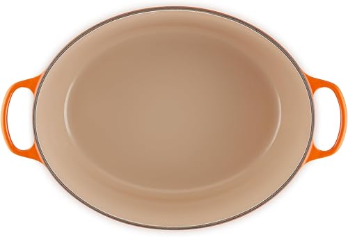 Le Creuset Signature Enamelled Cast Iron Oval Casserole Dish With Lid, 40 cm, 14.8 Litre, Volcanic, 21178400902430 - 3