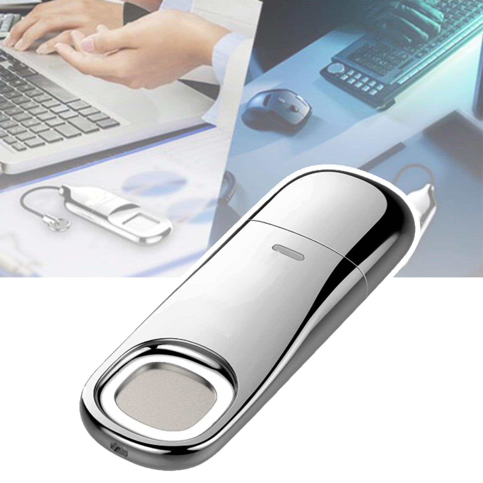 Pendrive USB z odblokowywaniem odciskiem palca szybka transmisja danych do 120 MB/s odczytu / 120 MB/s zapisu, (6,32 x 2,02 x 0,86 cm) 128GB
