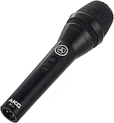 Microfone Dinâmico Profissional AKG P5 S - Preto
