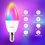 OHLUX E12 Led Bulb, Smart Candelabra Led Light Bulbs 5W 40 Watt Equivalent 1 Pack