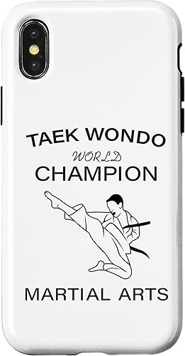 Vista 4 de iPhone 13 Pro Teak Wondo Campeón Mundial - Artes Marciales - Funda de combate MMA