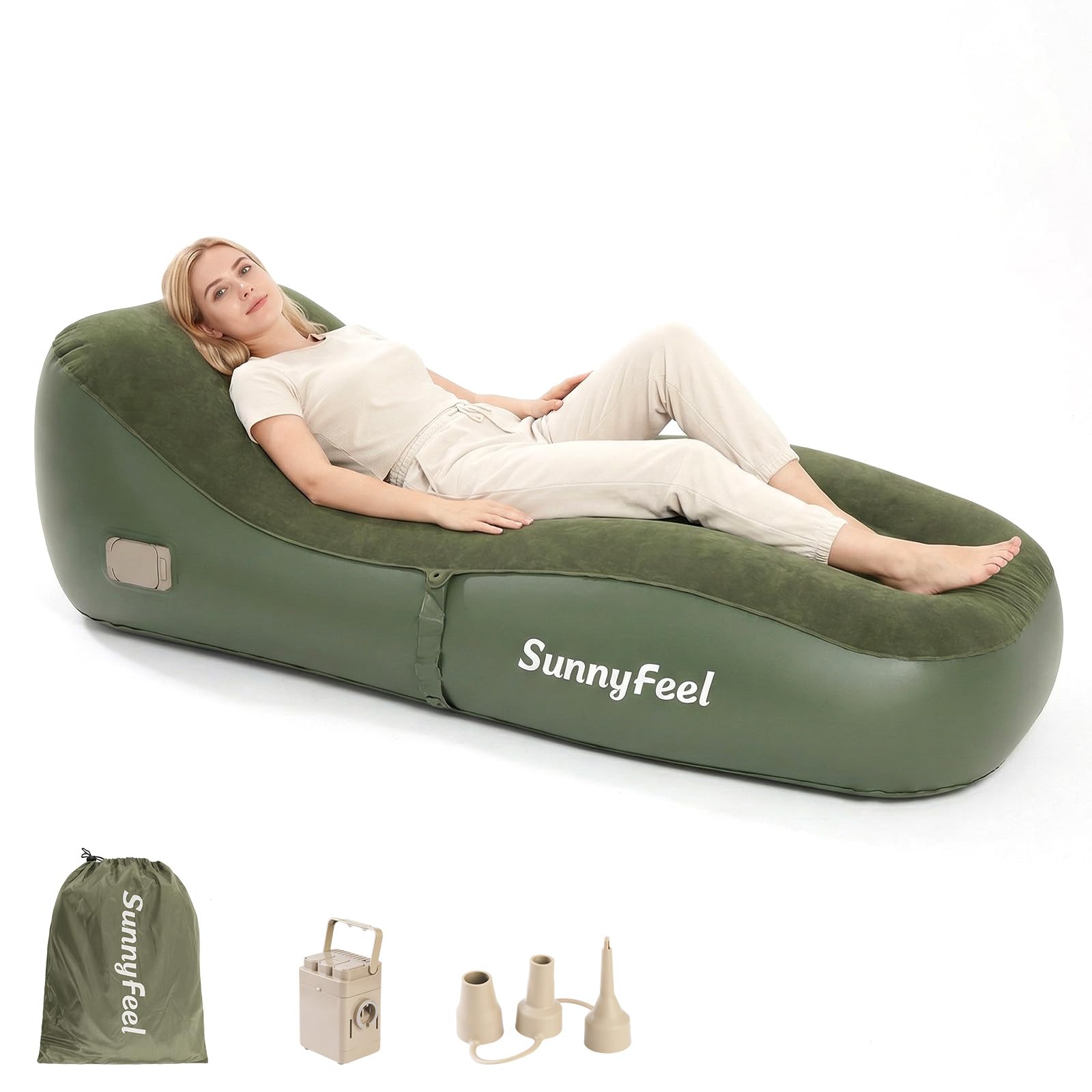 SUNNYFEEL Inflatable Lounger Couch