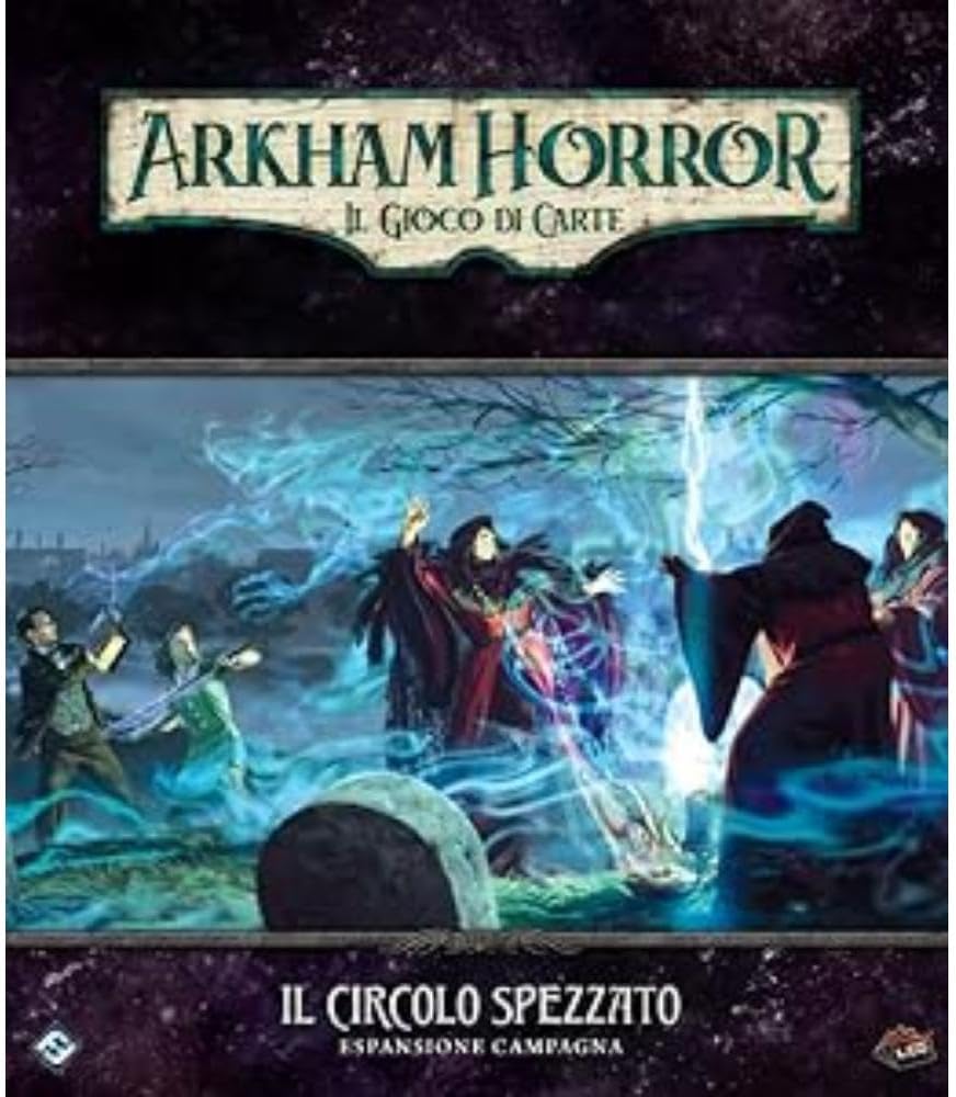 Asmodee - Arkham Horror The Card Game: The Broken Circle - Campaign Expansion, Italian Edition