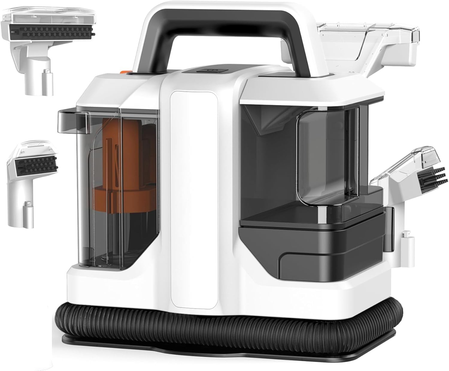 Macchina portatile per la pulizia di tappeti e tappezzeria, potente pulizia profonda delle macchie per divani, animali domestici, sedili auto, mobili, spot con testina di doppia dimensione