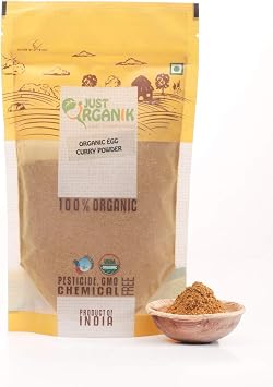 Just Organik Egg Curry Powder 100gm, 100% Organic