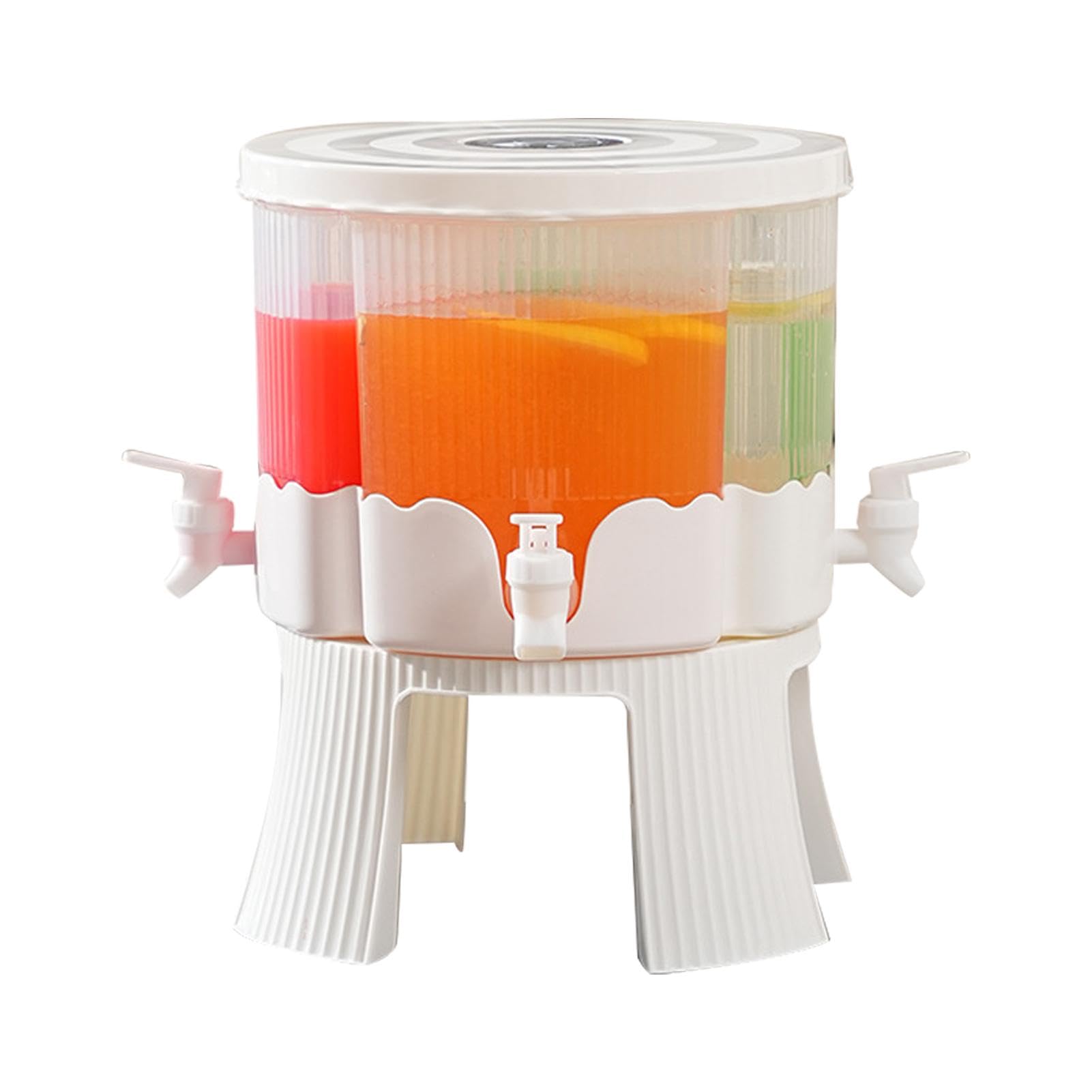 Dispensador de bebidas con espiga, dispensador de bebidas de verano con | espiga, dispensador de bebidas de gran capacidad, contenedores multifuncionales de gran capacidad, olla de agua para