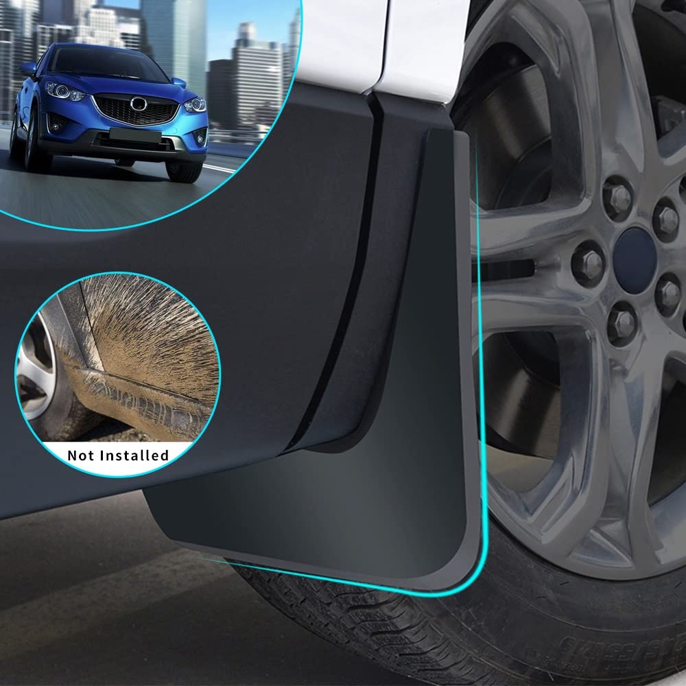 Recambo Schmutzfänger Set Für Mazda CX-5 II Ab 05/2017 - TPE Spritzschutz Hinten