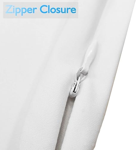 Miniatura 3 de MoonRest Funda de almohada de cuerpo completo para embarazo, en forma de U, ajuste universal, funda de repuesto para almohada de maternidad (negro)