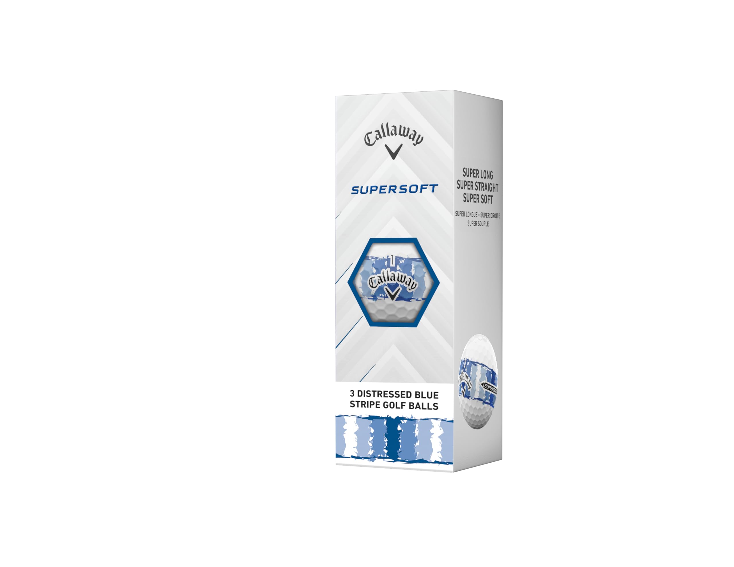 Callaway BL CG Supersoft 25 DIST STRP Blue 12B PK