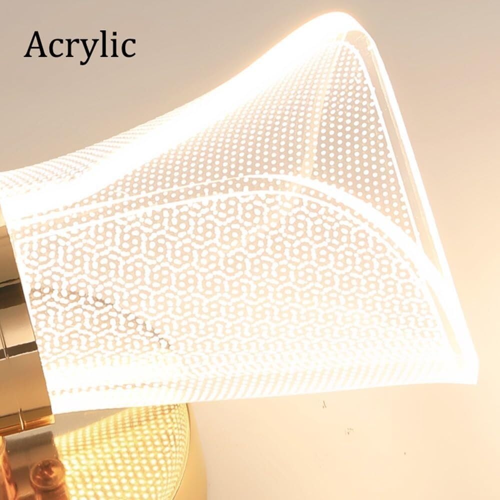 Nowoczesne długie i liniowe czarne lampy ścienne LED o mocy 10 W ze ściemniaczem, idealne do sypialni, łazienki, salonu, przedpokoju lub ganku