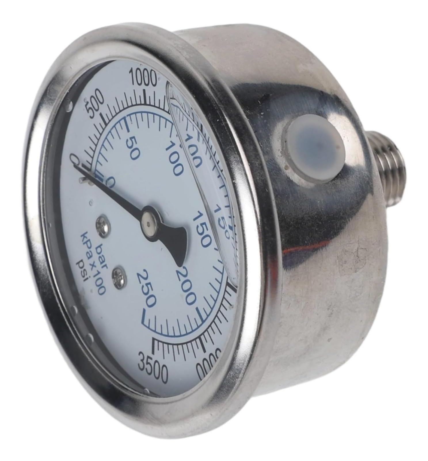 Manometer for Hochdruckreiniger mit Glycerinfüllung zur Vibrationsdämpfung und Stoßdämpfung(0-3500PSI)