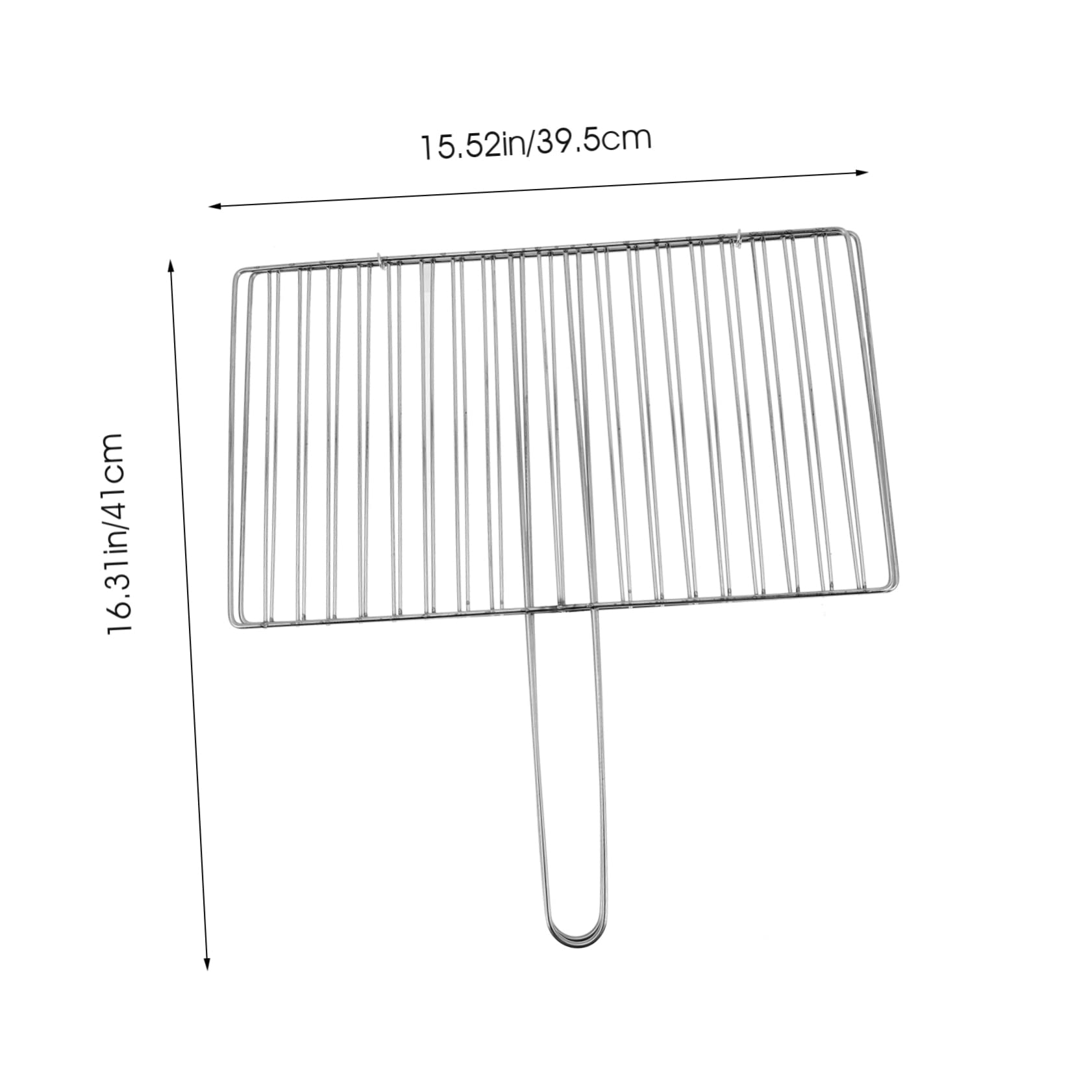 SUPVOX Grill Accessory Set Fish Basket for Grilling Bbq Veggie Grill Basket Stainless Steel