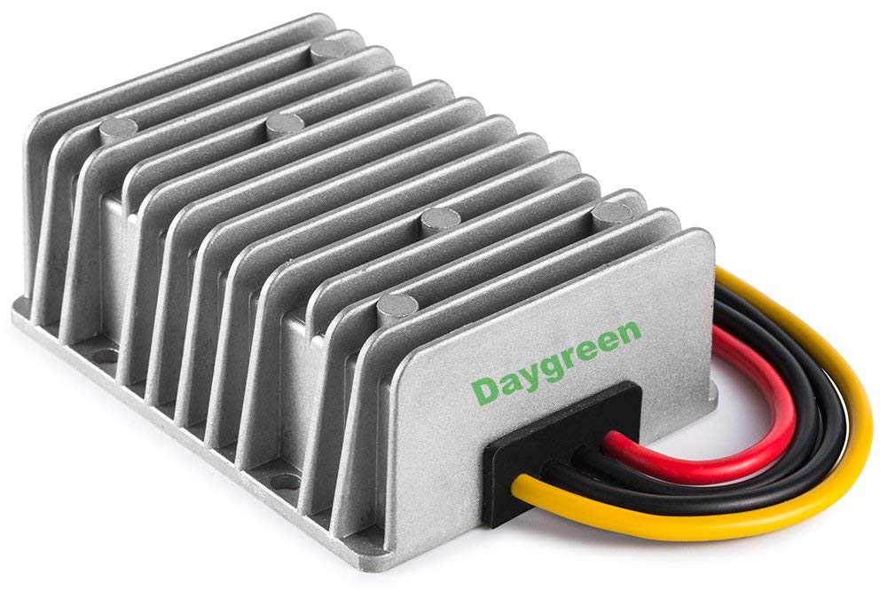 Daygreen24V to 12V 40A 480W DC-DC Buck Converter, Step Down Voltage Regulator for Truck Accessories, Off-Road Equipment, 12V Industrial Systems