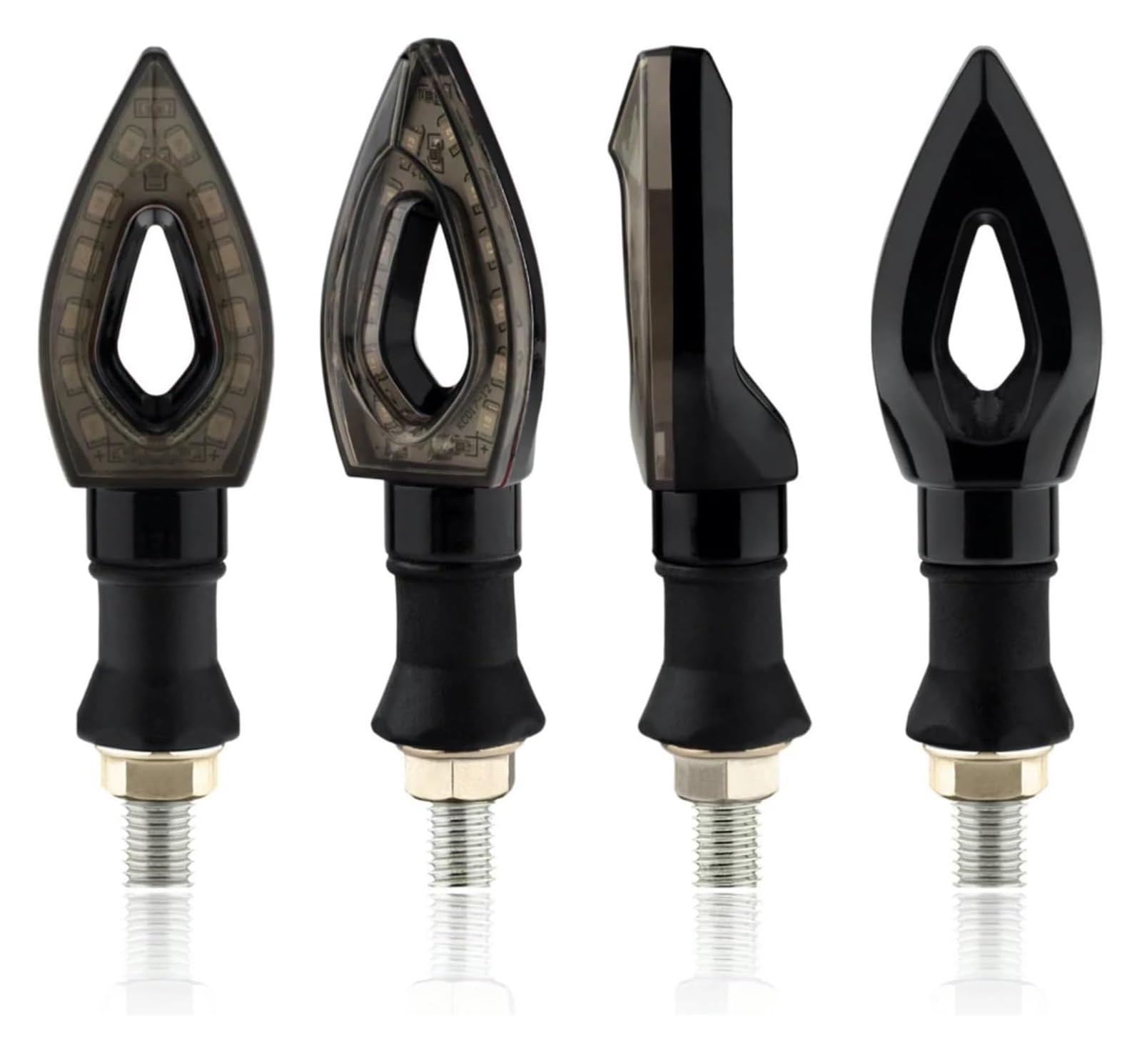 Indicatore di direzione Moto Moto Indicatori di Direzione Luci Frecce Lampeggianti(4 PCS)