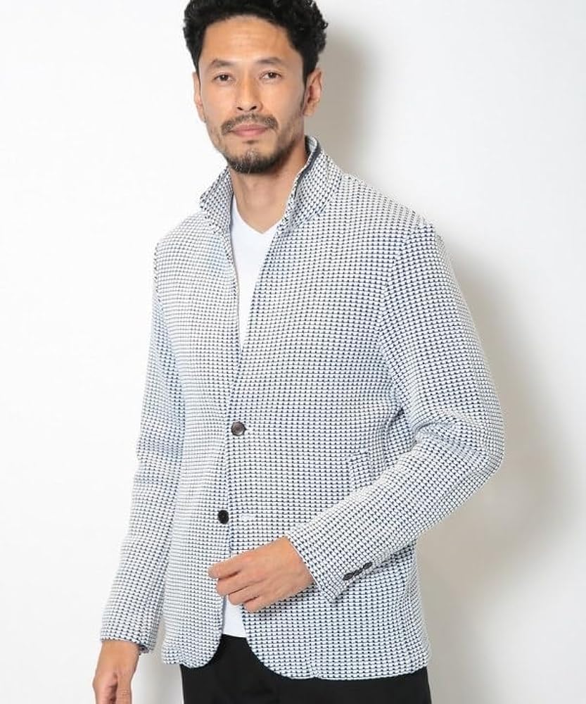 希少　メンズビギ✕デンハム　オニワッフルスタンドカラーブルゾン　コラボ Amazon | [メンズビギ] オニワッフルスタンドカラージャケット