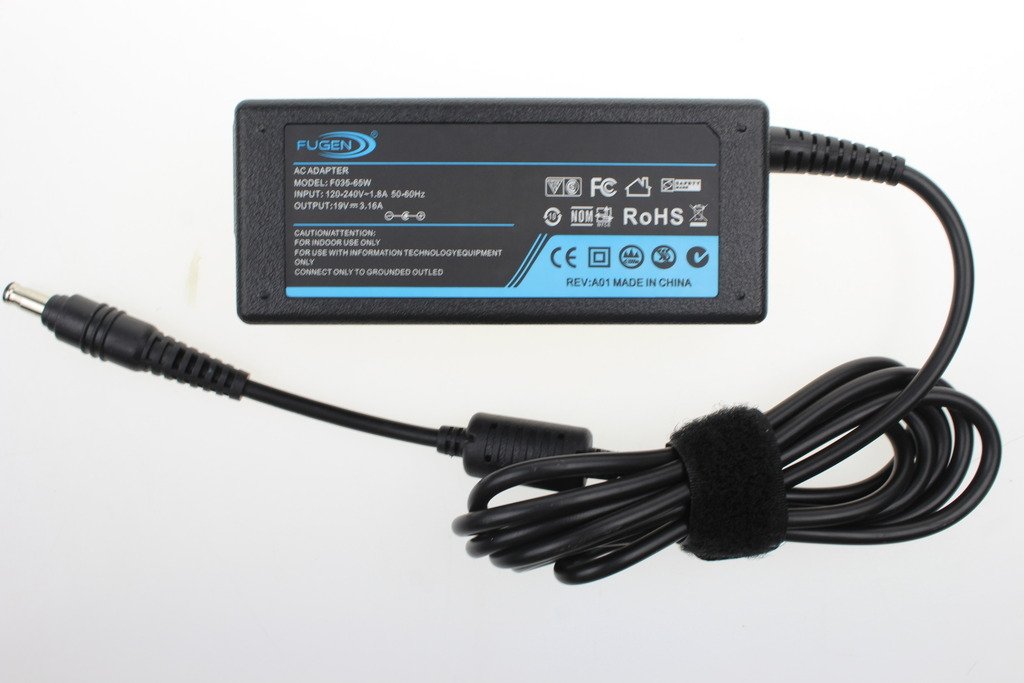 Fugen Laptop Battery Adapter Charger 60w 19v 3.16a for Samsung NP300E4Z NP300E4ZH NP300E4ZI NP300E5A NP300E5AH NP300E5AI NP300E5C Without Cable