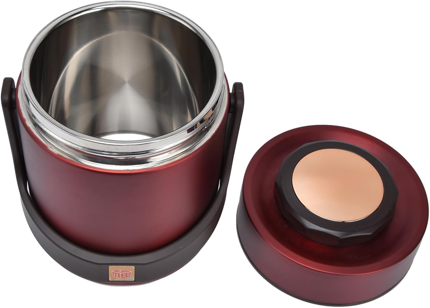 1.5L Insulated Food Jar for Hot Food Soup, Stainless Steel Vacuum Lunch Container Portable Vacuum Food Container for Outdoor Office Picnic (Red)