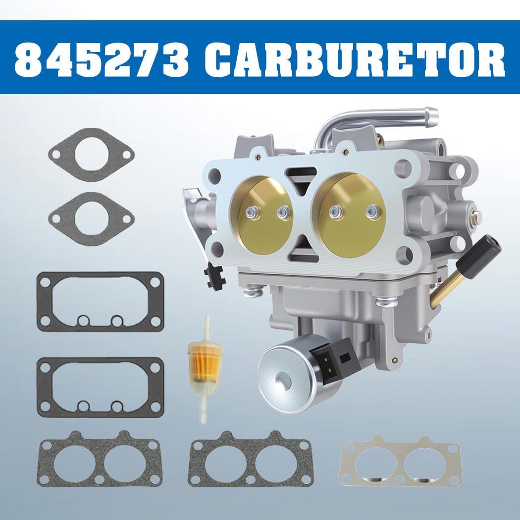 845273 Carburetor with Mounting Gaskets compatible with Briggs & Stratton 844172 845032 842097 replacement for BS 611477 613477 Series Engines Lawn Mower Generator Pressure Washer
