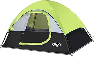 Camping Tent 2 Person, Waterproof Windproof Tent with Rainfly Easy Set up-Portable Dome Tents for Camping…