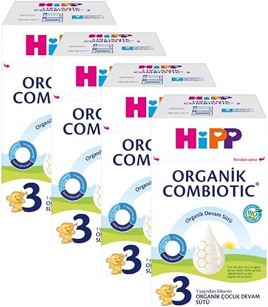 Hipp 3 Combiotic Organik Devam Sütü 600 gr X 4 Adet