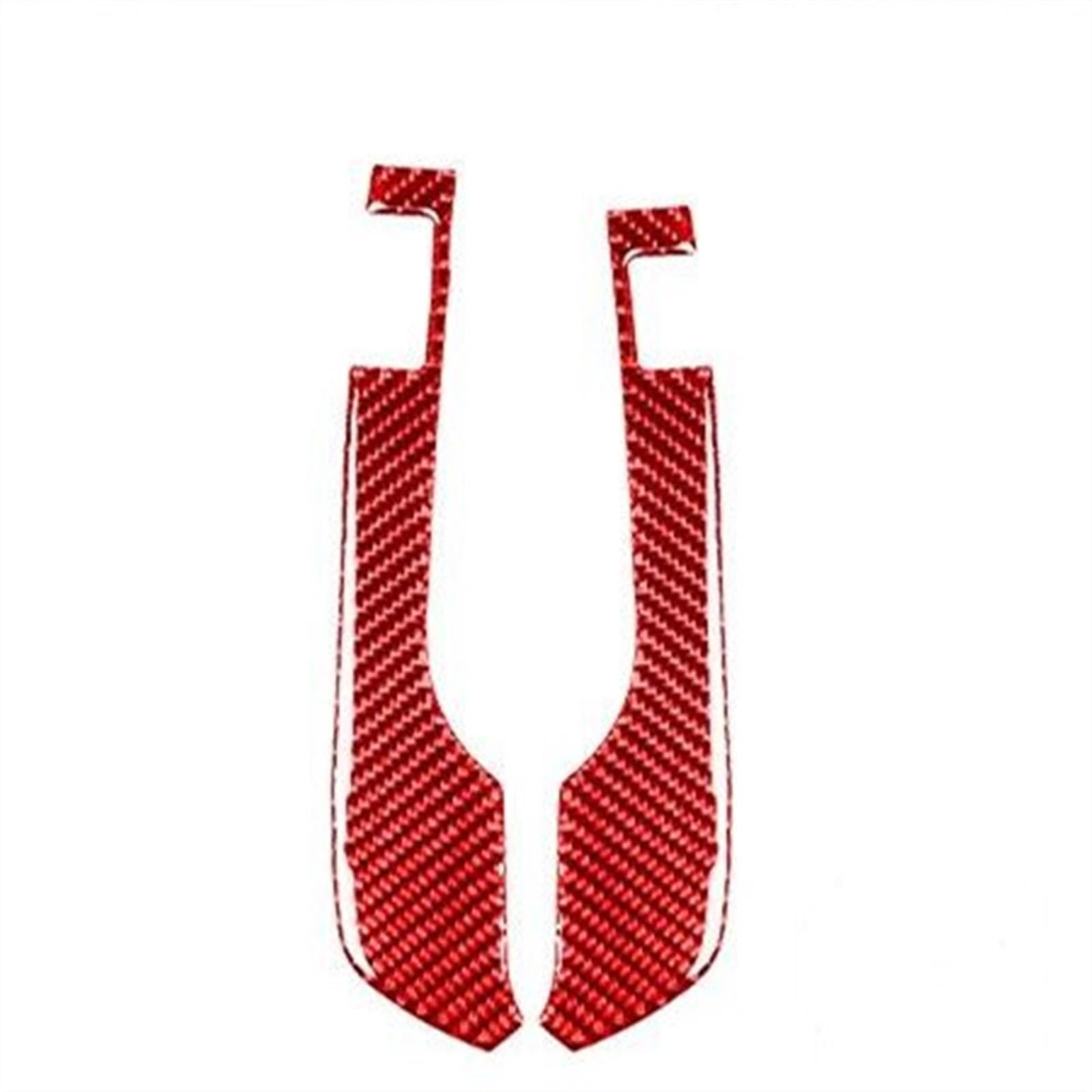 Carbon Fiber Car Interior Speedometer Panel Instrument Surround Cover Trim Sticker for Nissan GTR R35 2008-2016 Anti-dust(Rosso)