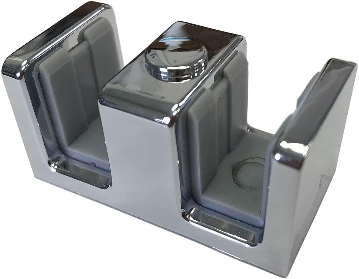 Gordon Glass™ Chrome Shower Door Guide for Sliding Frameless Glass 3/16 ...