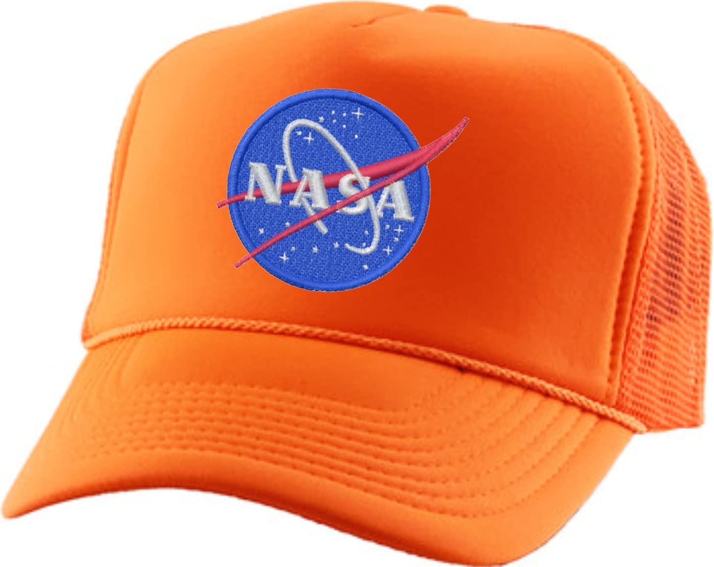 Adult Trucker Hat NASA Embroidered Space USA Spaceship Cap Adjustable Snapback
