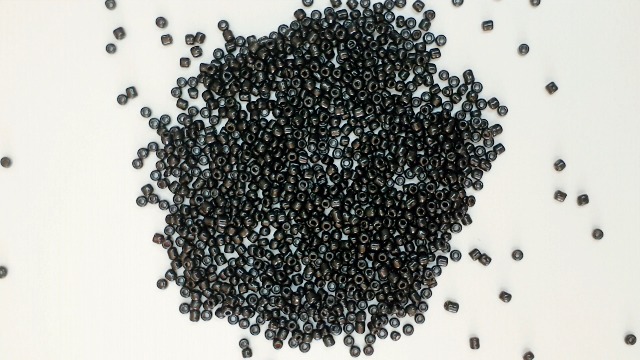Lot De 1000 Perles Rocailles Cuivrées Métallisées - Diamètre 2 Mm (12/0) - Pour Créations Bijoux Et Broderie