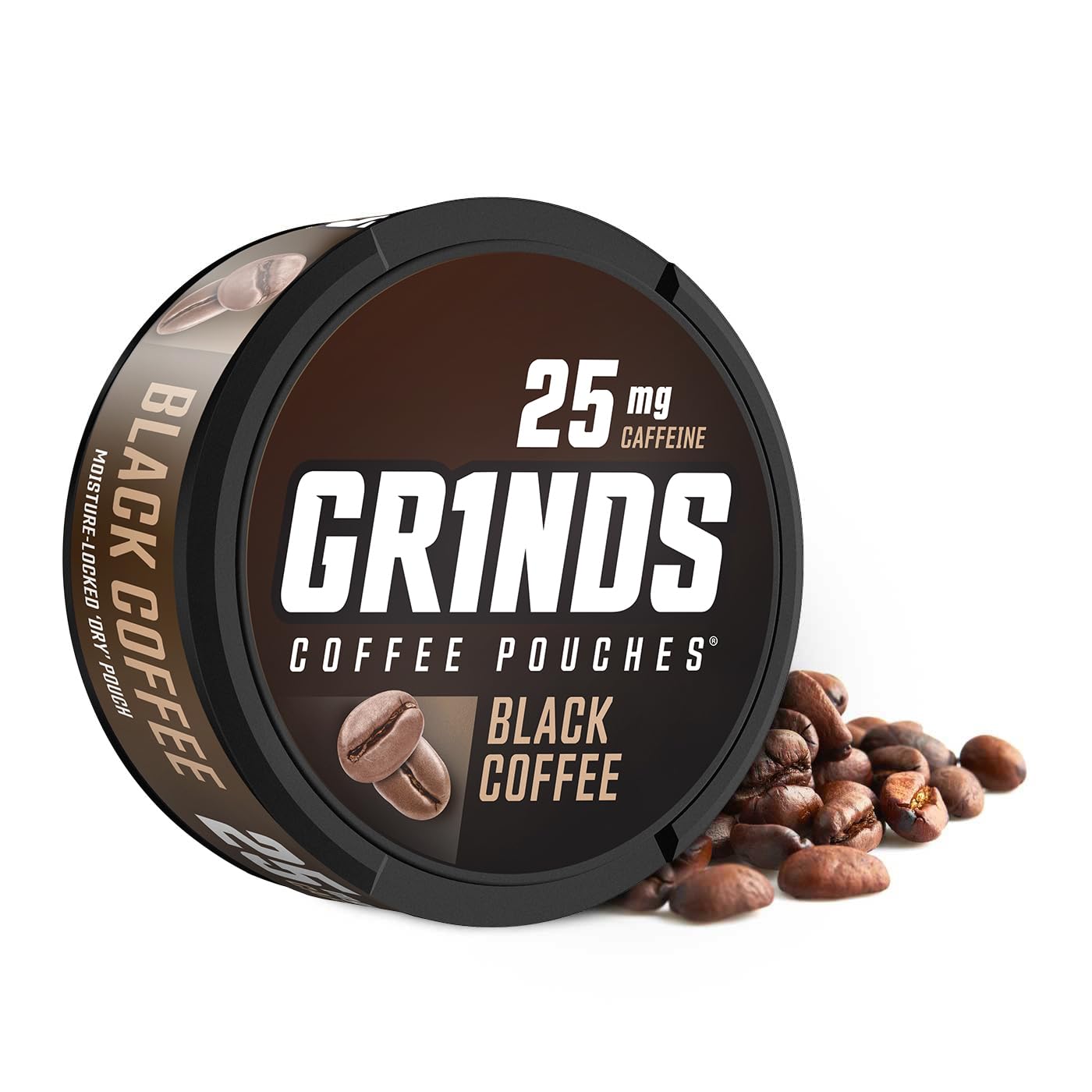 Buy Grinds Coffee Pouches 20 Cans of Black Coffee 18 Pouches Per