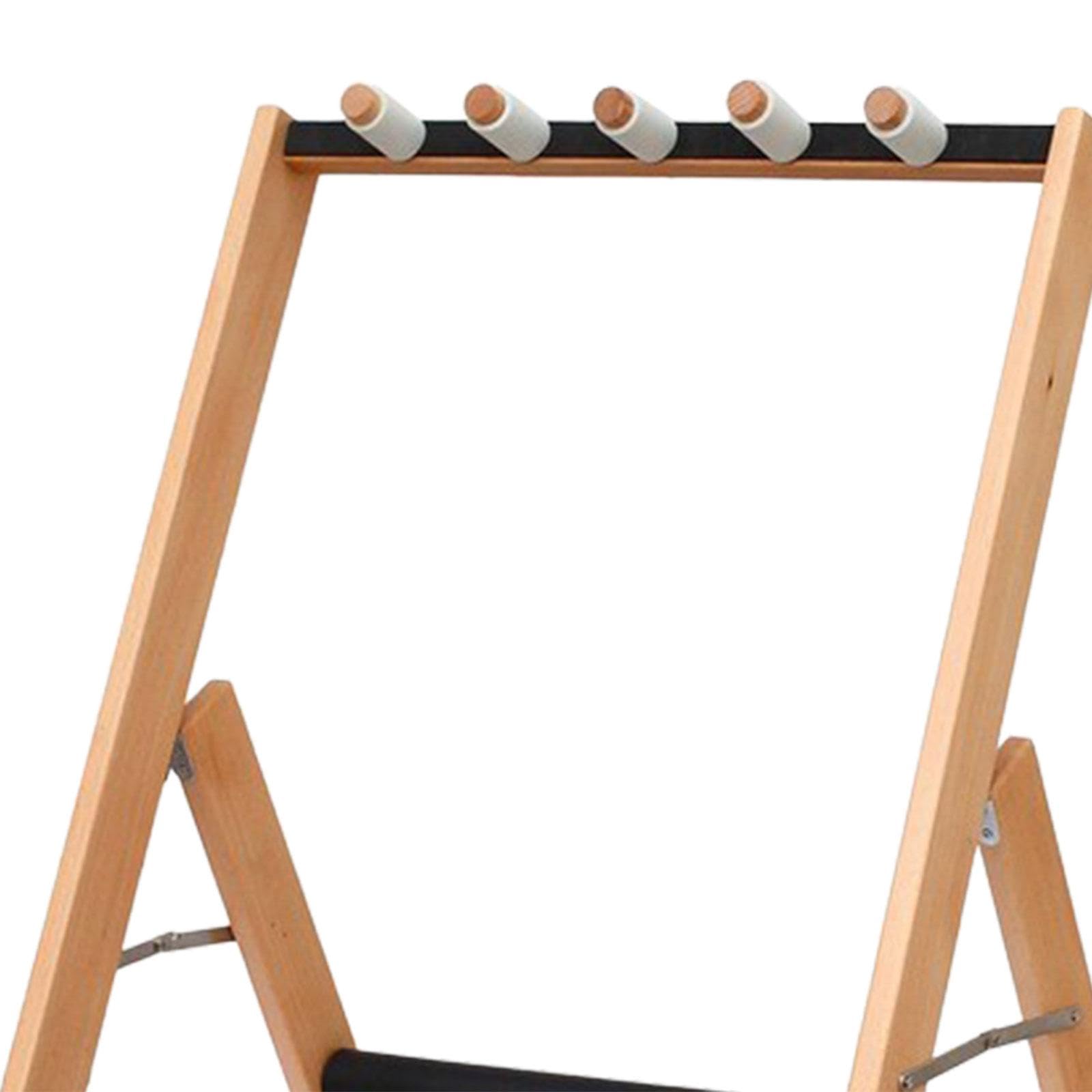 Gitarrenständer für Mehrere Instrumente, Klappbar, Aus Holz für E Gitarre Und Bass, Halte 3 Gitarren