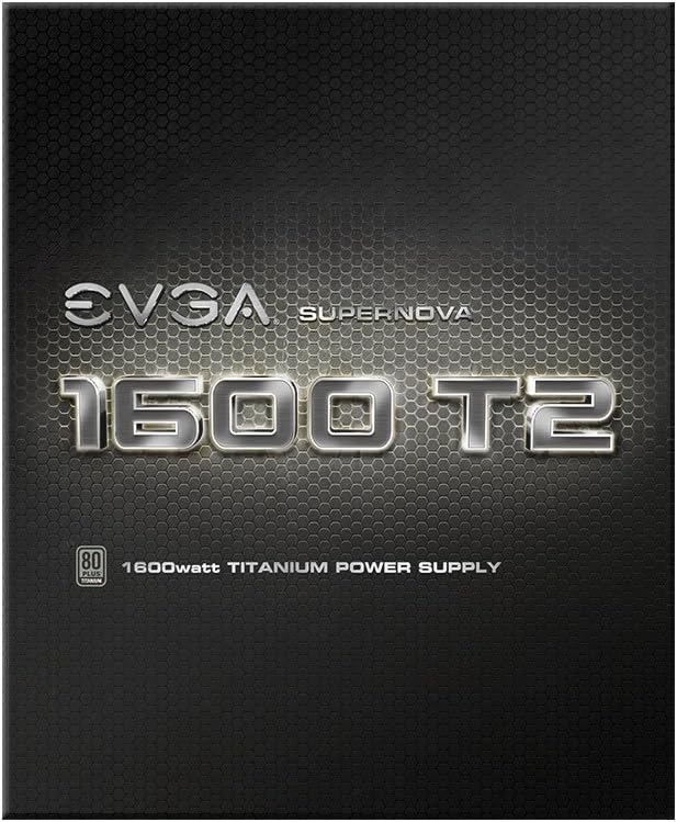 EVGA Supernova 1600 T2, 80+ Titanium Certified 1600W Fully Modular Power Supply with ECO Mode and SLI/Crossfire Ready thumbnail 2
