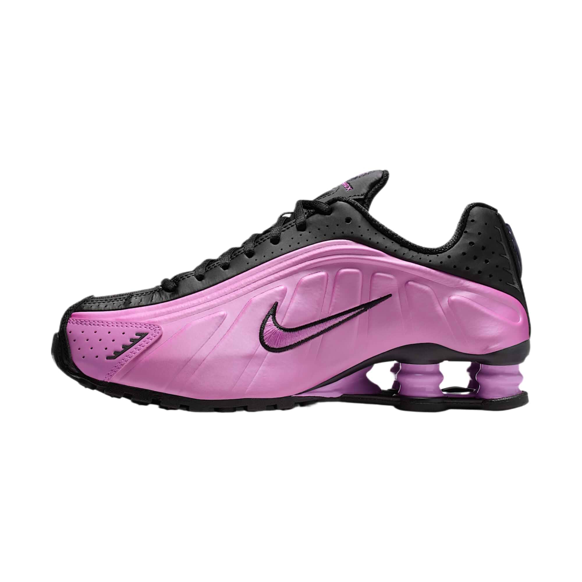 Nike Shox R4 Women's Shoes (Black/Black/Light Magenta)