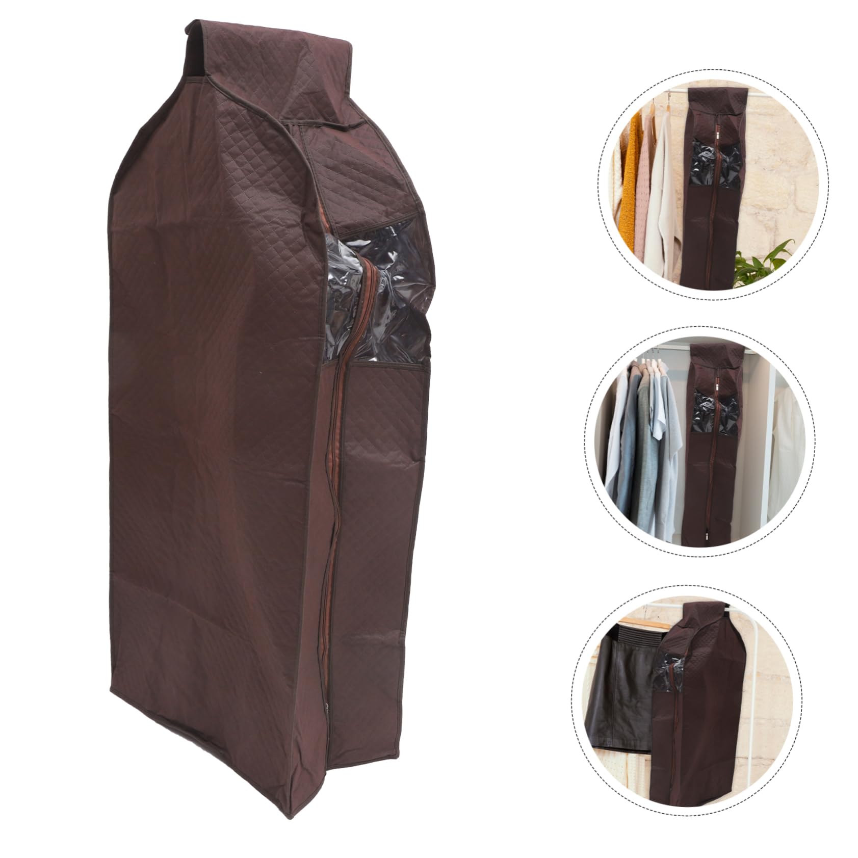 Zerodeko Copriabiti Oxford 420d Zip Intera, Sacchetto Riutilizzabile per Pantaloni e Camicie, Protezione Antipolvere per Armadio e Conservazione lungo Termine