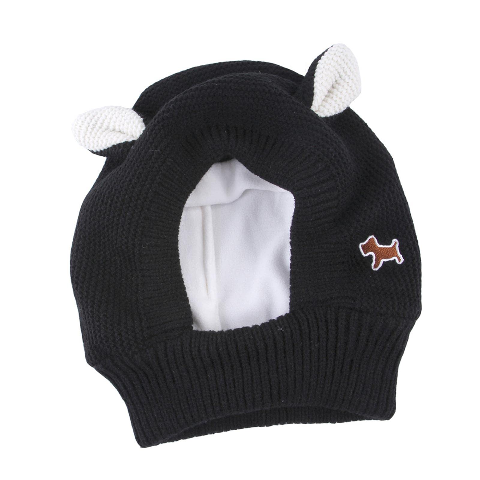 LOOM TREE® Dog Knitted Hat Winter Pet Ear Muffs Noise Protection Multiple Functions Black (B0CZ77T4VK) Amazon Price History, Amazon Price Tracker